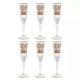 Набор хрустальных фужеров для шампанского TIMON ADAGIO на 6 персон